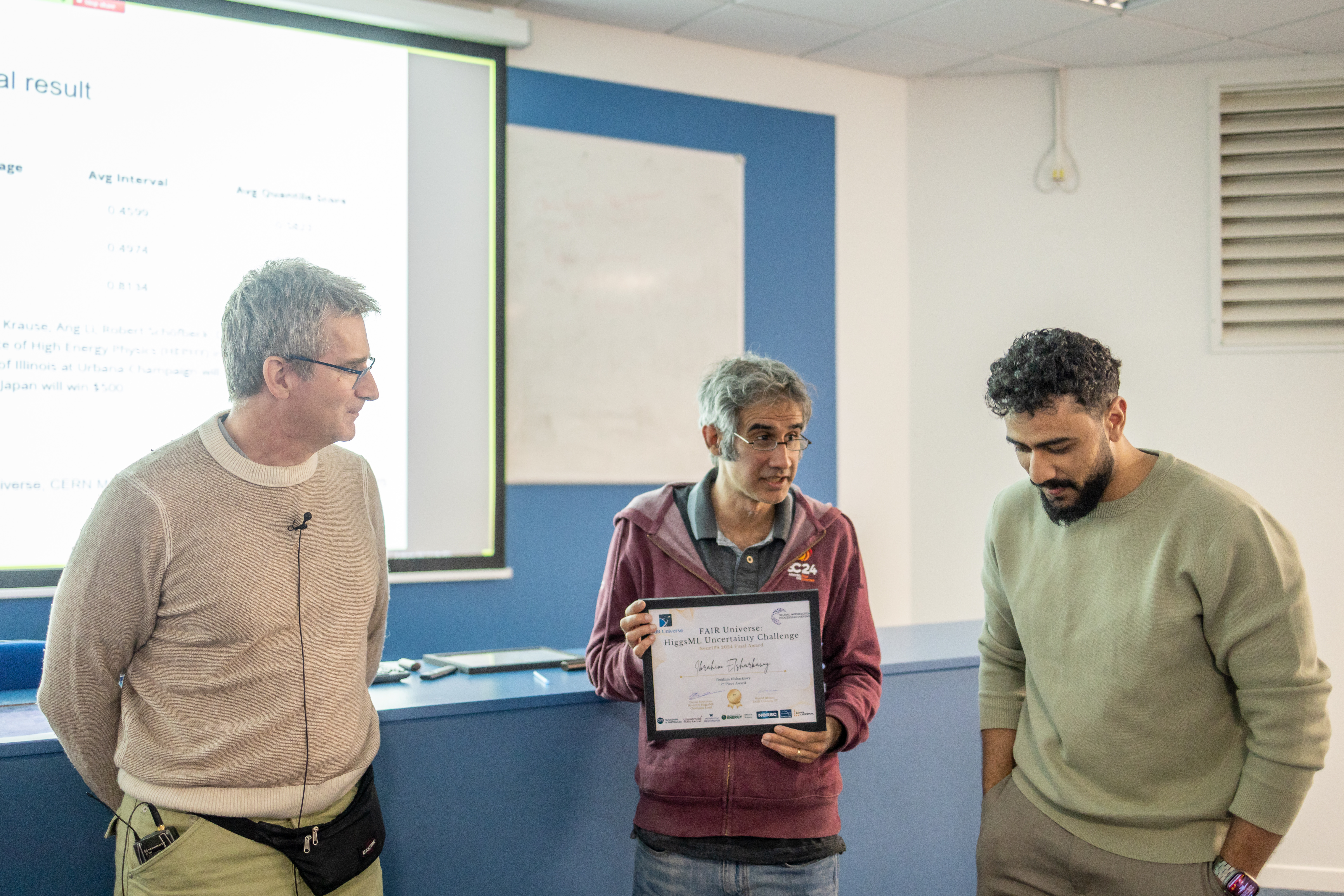 First-place prize at CERN, HiggsML Uncertainty Challenge